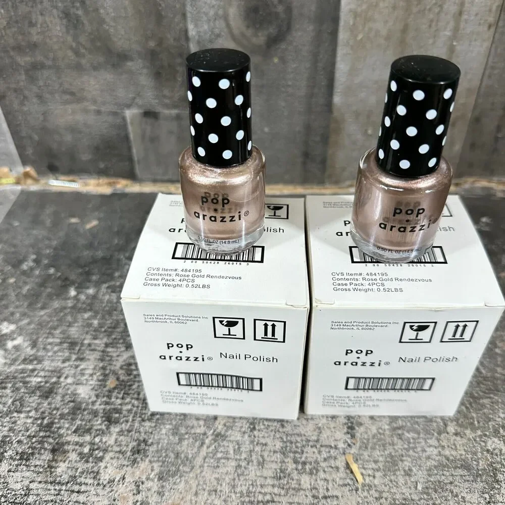 8‎ POP-ARAZZI NAIL POLISH Rose Gold Rendezvous